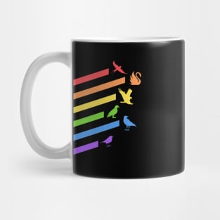 Colorful Birds Board Game Mug